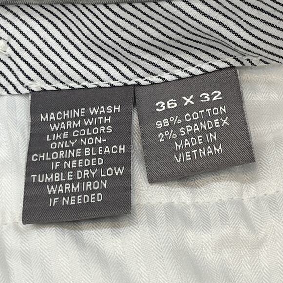 DANIEL CREMIEUX 36x32 Corduroy Pants Signature Collection White. {G}. - Picture 13 of 16